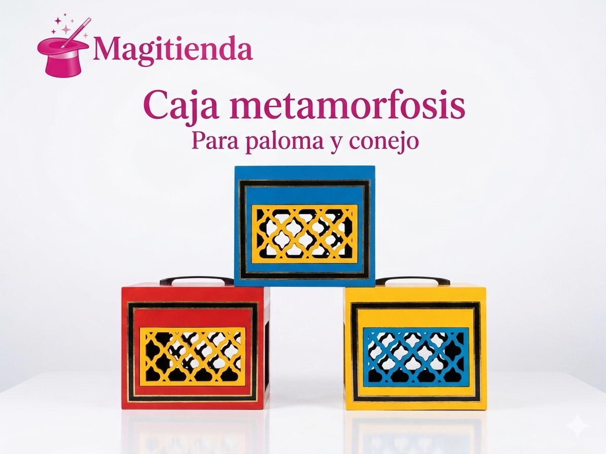 caja metamorfosis, paloma a conejo
