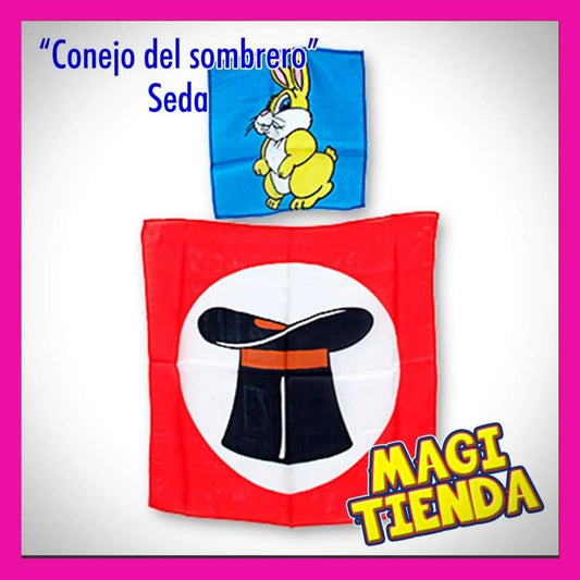 Seda Conejo en el sombrero