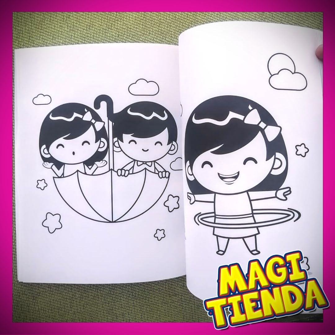 Coloring book kids