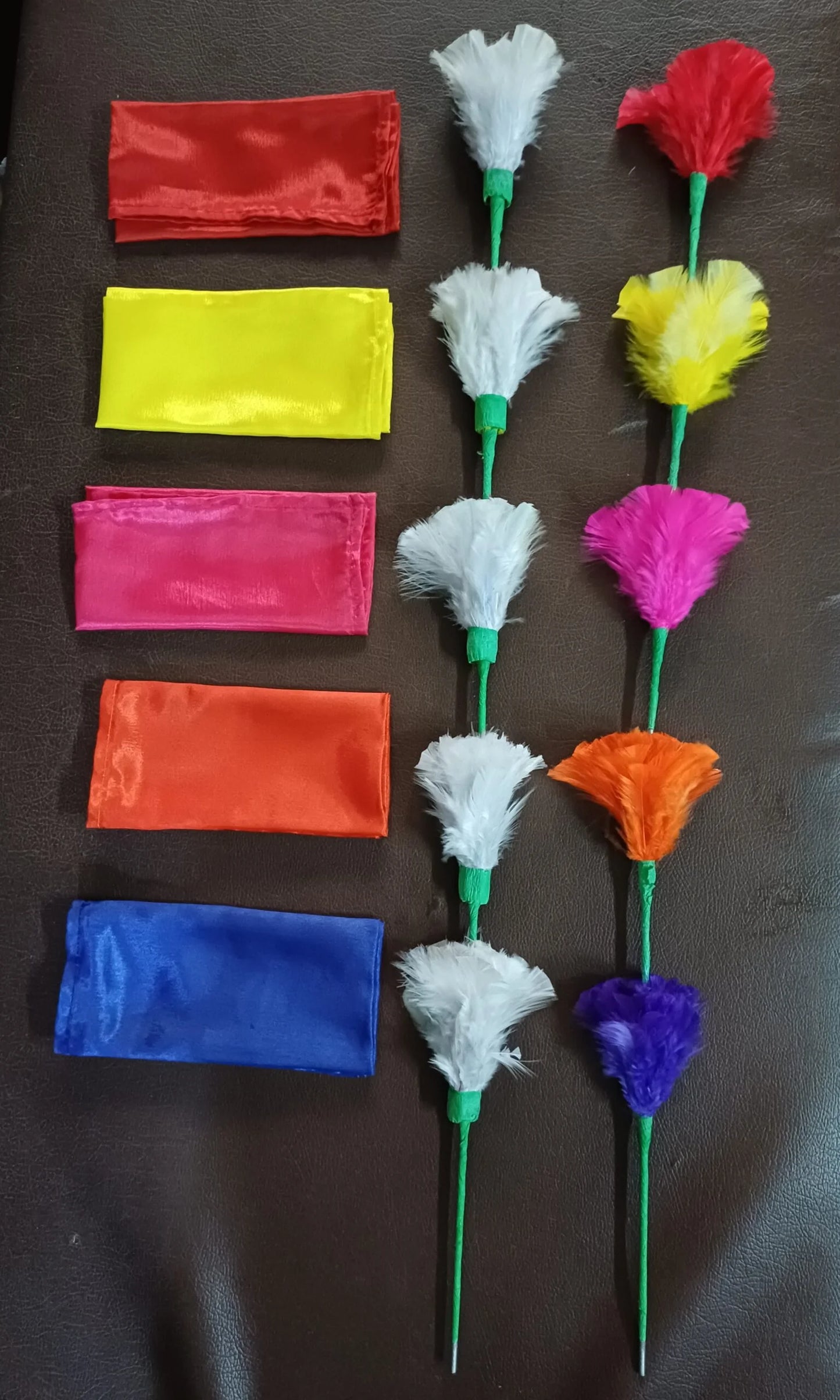 plumero  de 5 cambios de color